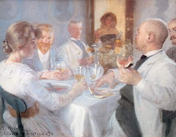 Peder Severin Kroyer Comida en Antino